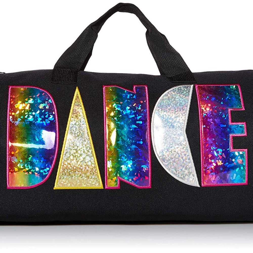 Dance Rainbow Shimmer Duffel Bag (18")